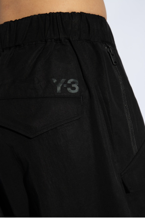 Y-3 Yohji Yamamoto Spodnie z prostymi nogawkami