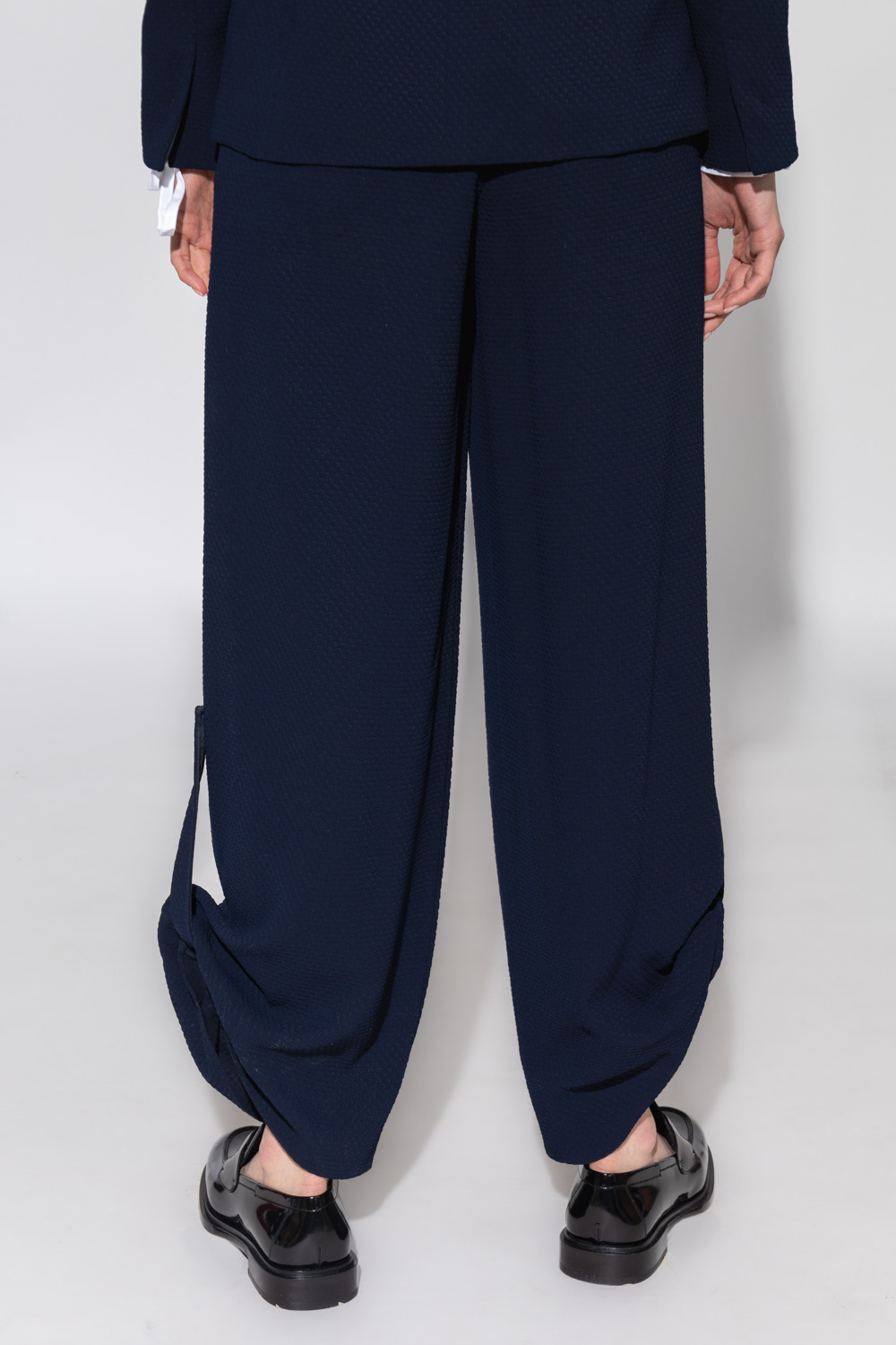 Emporio Armani Textured trousers