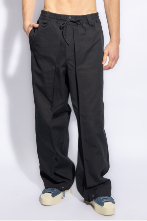 Y-3 Yohji Yamamoto Bawełniane spodnie