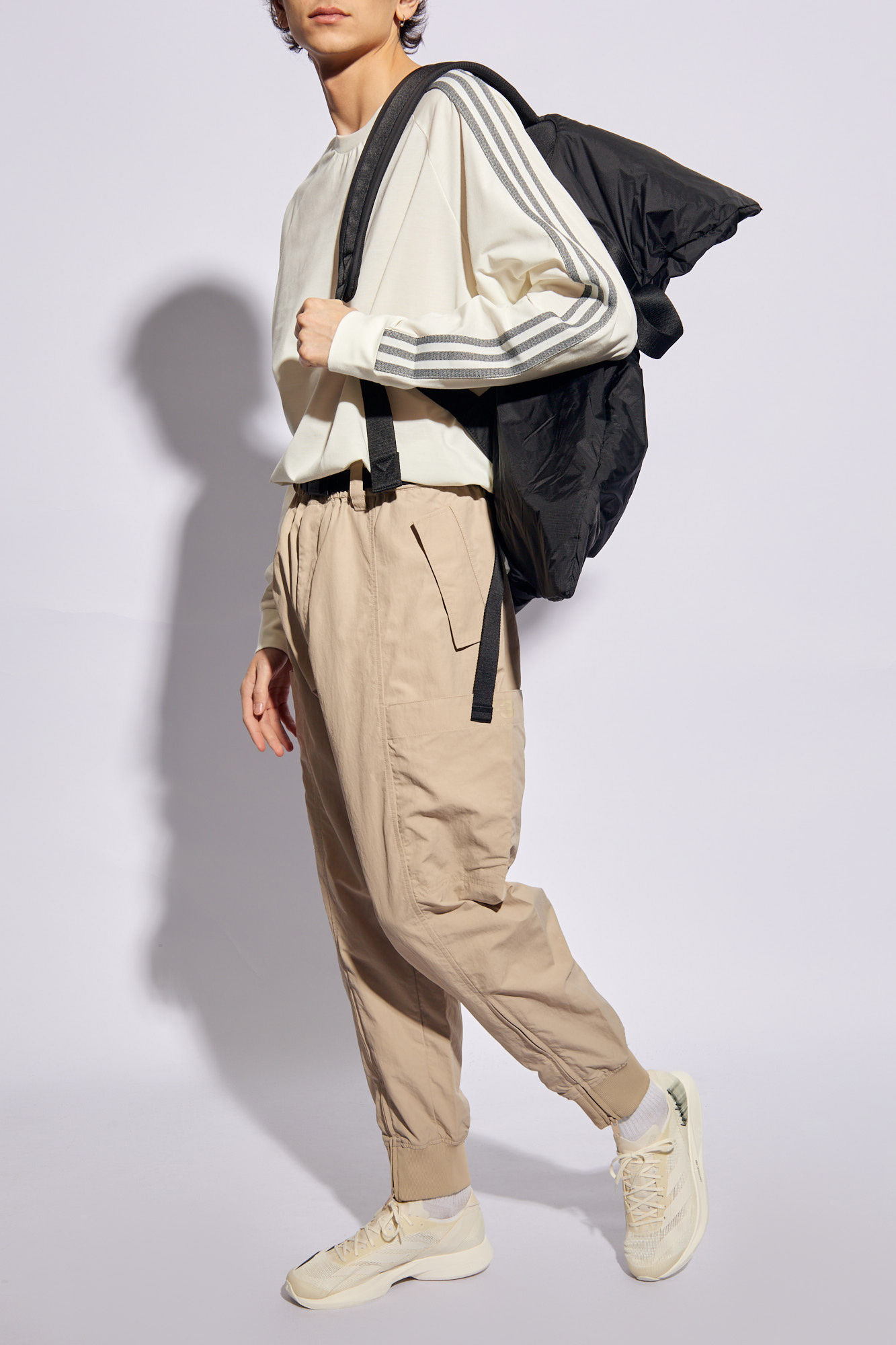 Beige Cargo trousers Y - GenesinlifeShops Spain - 3 Yohji Yamamoto - teddy  patch dress dungaree set