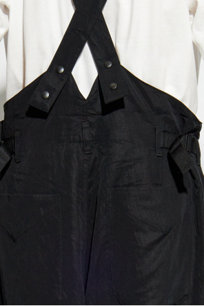 Y-3 Yohji Yamamoto Spodnie z szelkami