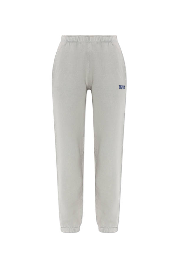 Sweatpants with printed logo od American Vintage