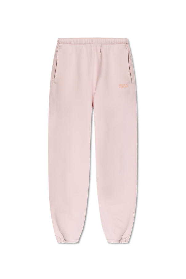 Sweatpants with printed logo od American Vintage