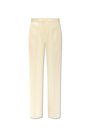 Wide pleat-front trousers od JIL SANDER