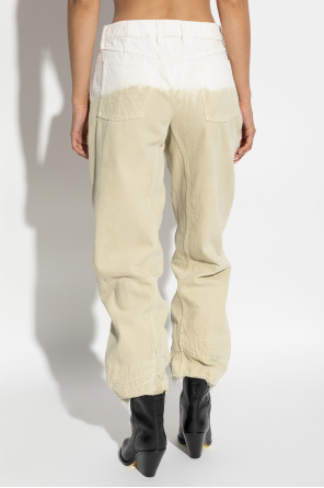 JIL SANDER Jeansy z efektem ombre