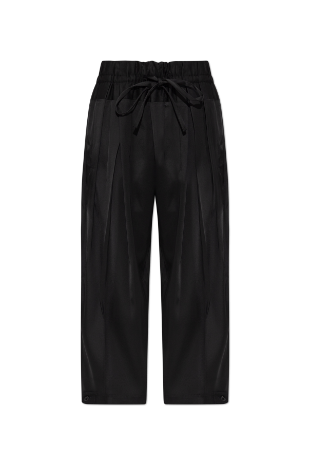 Trousers with silk finish, zdjęcie 1 Trousers with silk finish od JIL SANDER