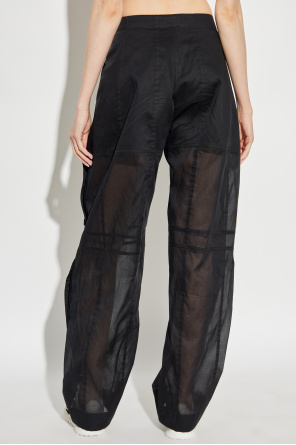 JIL SANDER Trousers with fastenings