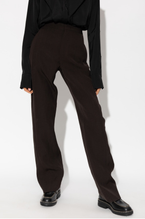 JIL SANDER side trousers with tapered legs