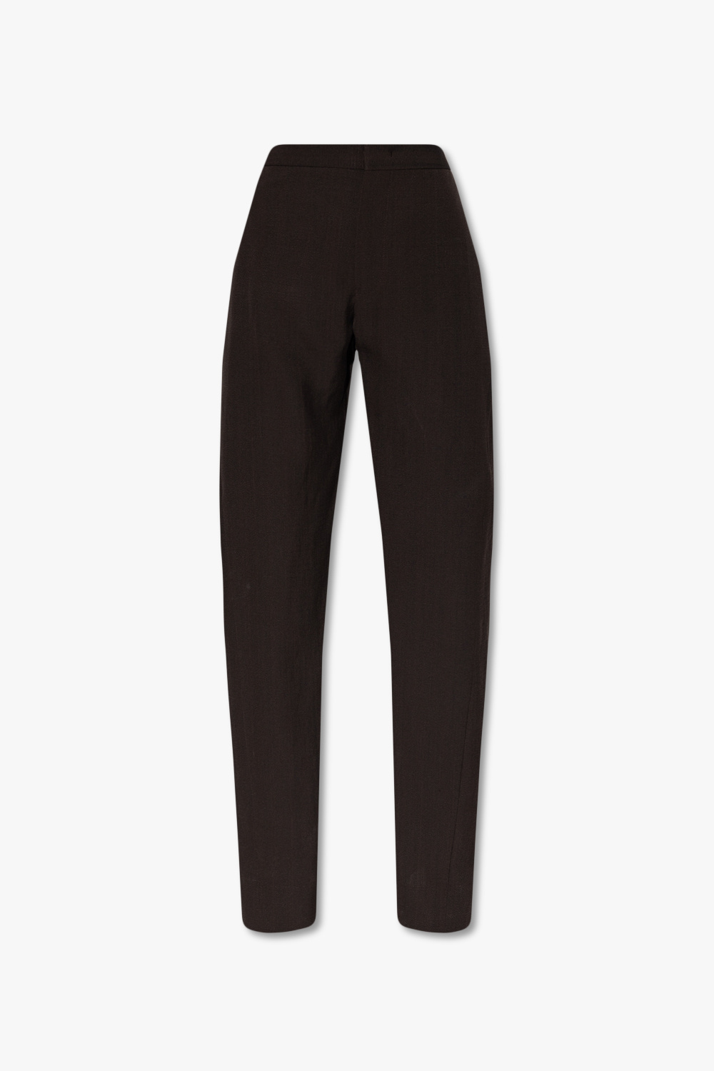 JIL SANDER Chiffon trousers with tapered legs