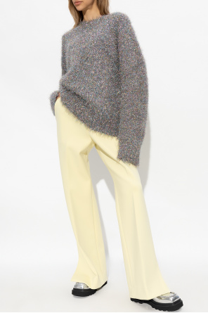 Relaxed-fitting pleat-front trousers od JIL SANDER