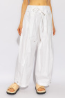 JIL SANDER WHITE Oversize trousers