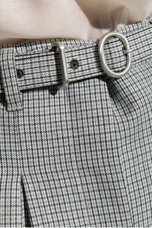 JIL SANDER Checked patterned trousers