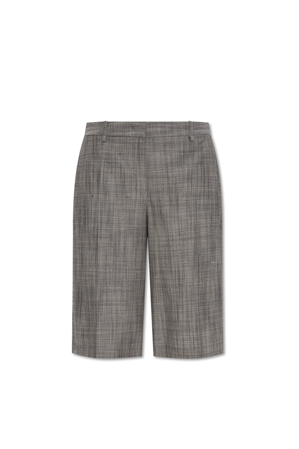 Creased shorts od JIL SANDER