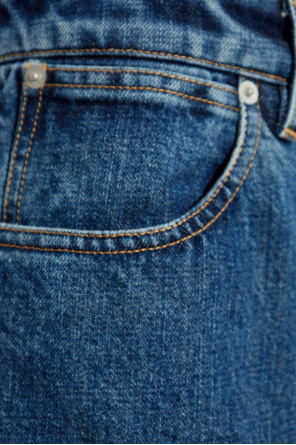 JIL SANDER Jeans mit dekorativen Hosenbeinen