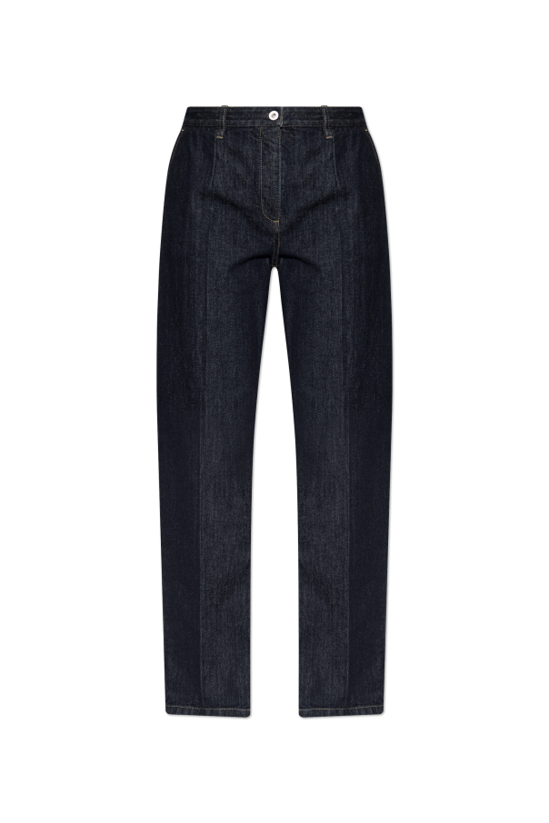 Jeans with a crease od JIL SANDER