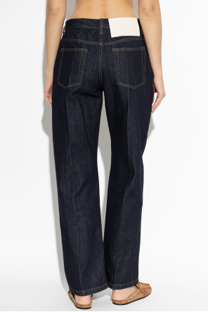 JIL SANDER Jeans with a crease