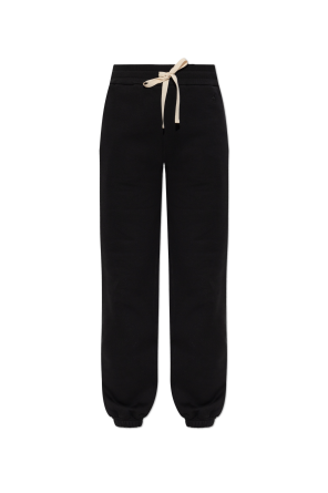 Sweatpants with cuffed legs