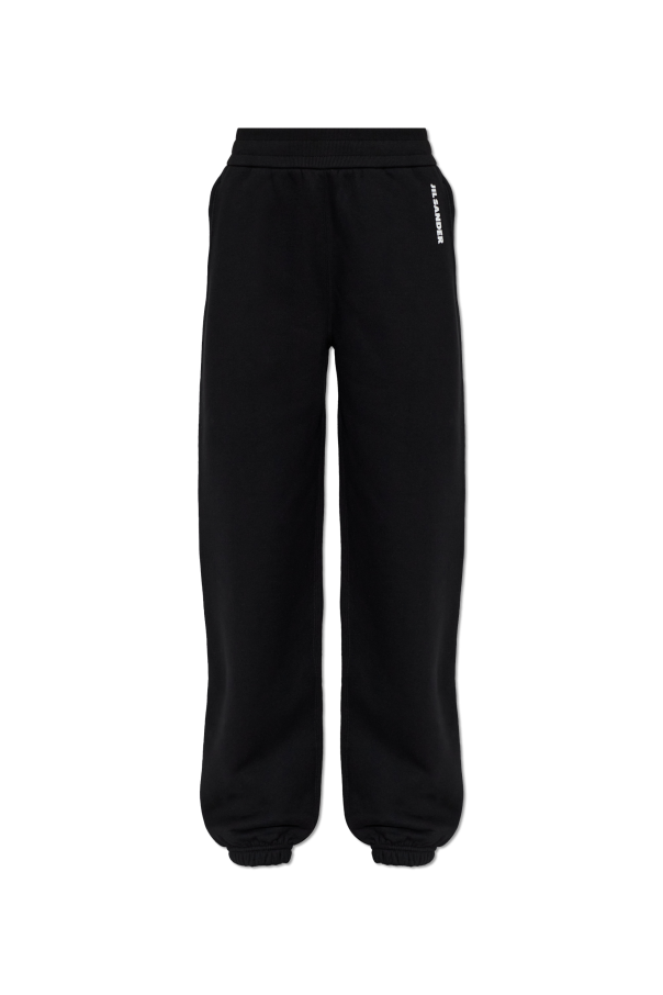 Sweatpants with printed logo od JIL SANDER