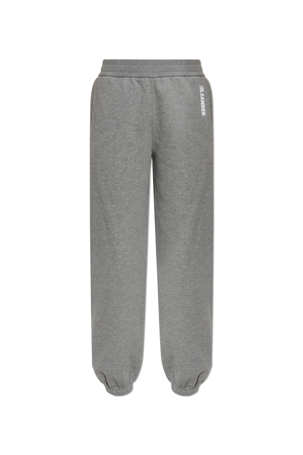 Sweatpants with printed logo od JIL SANDER