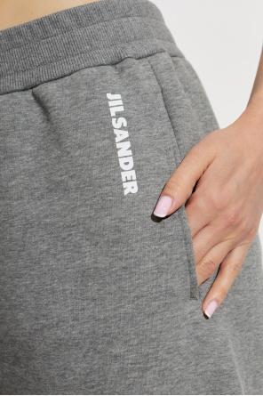 JIL SANDER Teplákové nohavice s potlačeným logom