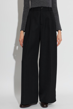 JIL SANDER Wool gabardine trousers