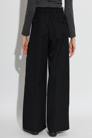 JIL SANDER Wool gabardine trousers