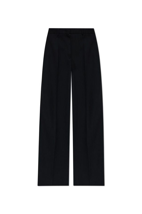 Wool pleated trousers od JIL SANDER