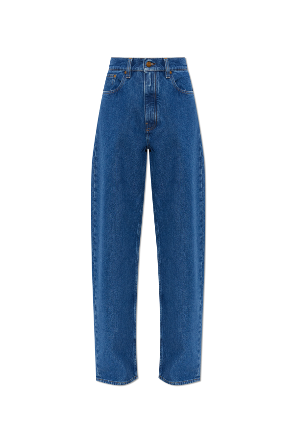 High-waisted jeans od JIL SANDER