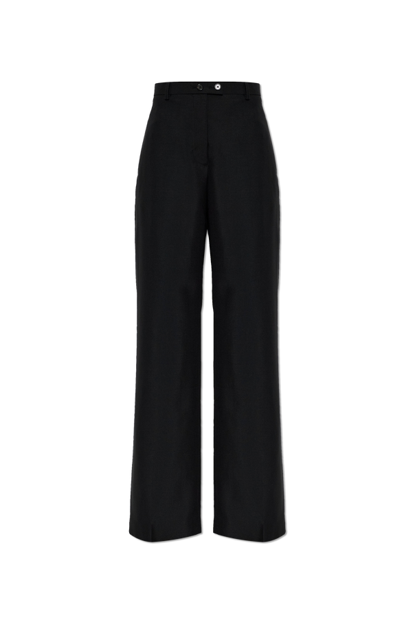 Wool Pleated Trousers od JIL SANDER