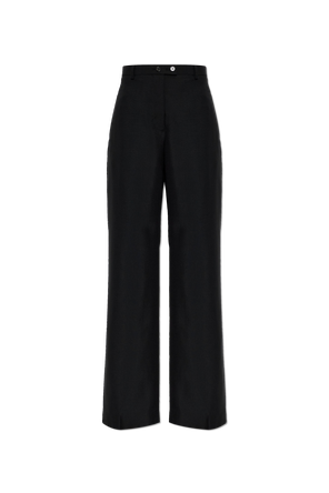 Wool Pleated Trousers