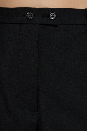 JIL SANDER Wool Pleated Trousers