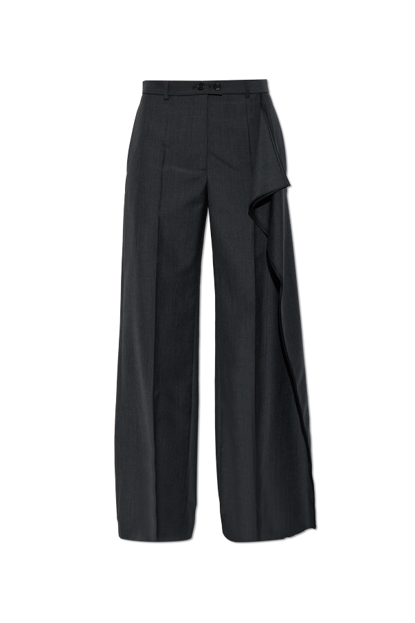 Pleated wide-leg wool trousers od JIL SANDER