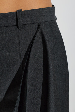 JIL SANDER Vlnené nohavice v puky