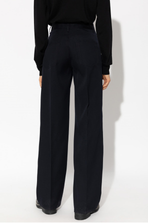 JIL SANDER Pleat-front Jersey trousers