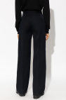 JIL SANDER NAVY BLUE Pleat-front trousers
