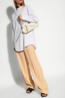 JIL SANDER beige Wide leg trousers