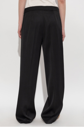 JIL SANDER Pants with silk finish