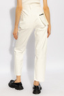 JIL SANDER WHITE High-waisted jeans