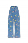 Ganni Jeans with floral motif