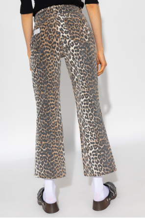 Ganni Jeans with animal motif
