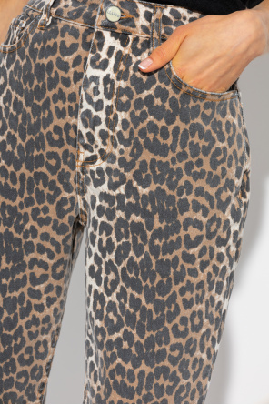 Ganni Jeans with animal motif