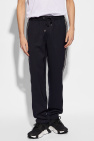 Moncler NAVY BLUE Side-stripe trousers