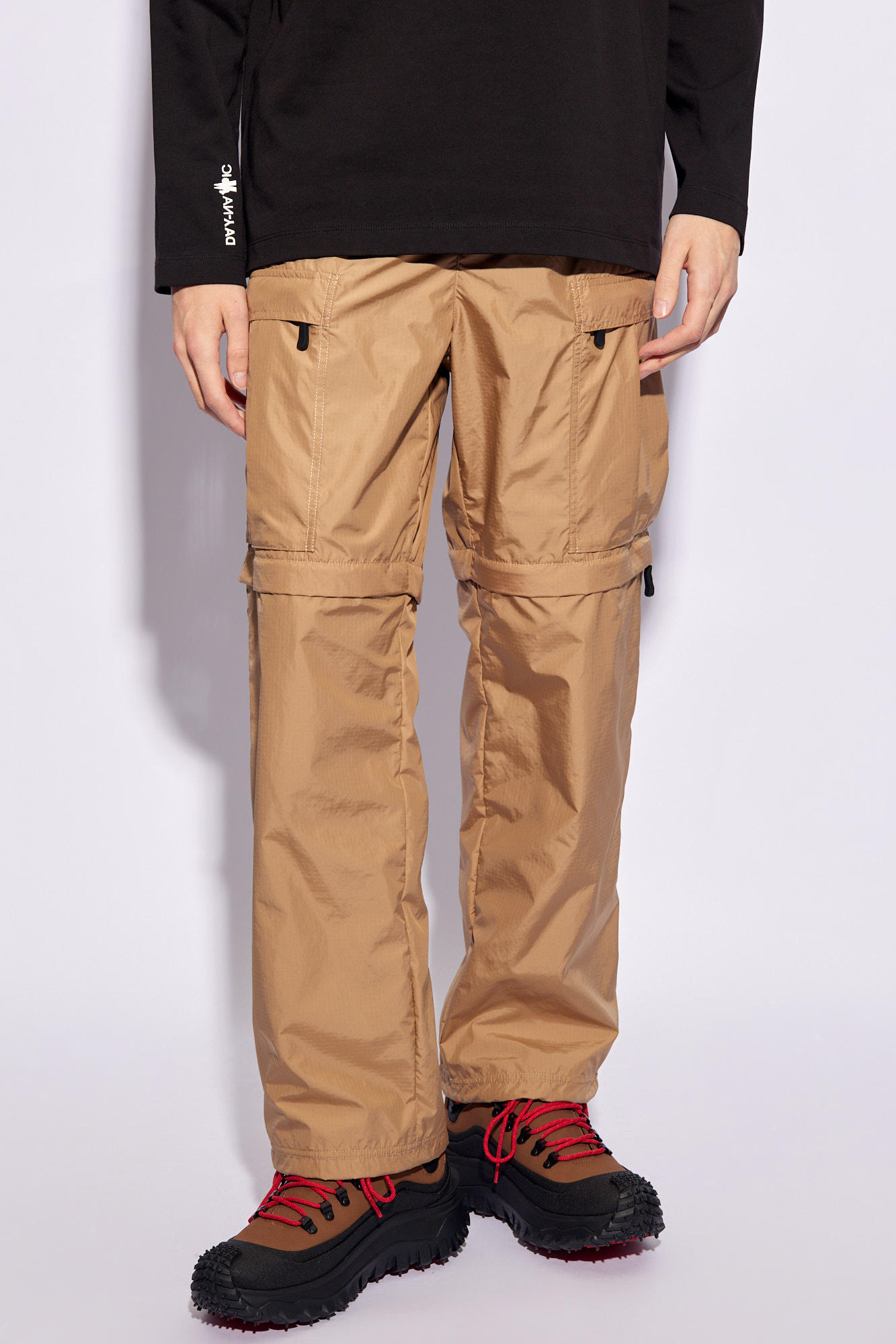 Moncler Grenoble scalloped trousers with detachable legs