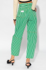Ganni GREEN Striped jeans