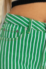 Ganni GREEN Striped jeans