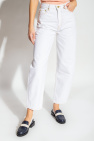 Ganni WHITE Jeans with logo