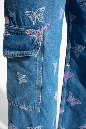 Ganni Stradivarius Dad-Jeans im 90er-Stil in verwaschenem Khaki