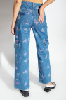 Ganni BLUE Jeans with logo