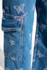 Ganni BLUE Jeans with logo