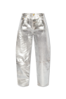 Ganni Metallic jeans